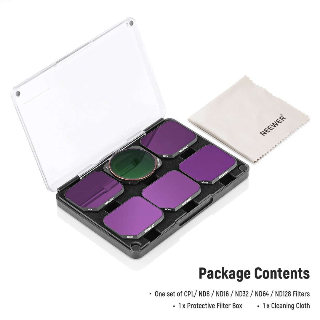 NEEWER 6 Pack ND/CPL Filter Set for DJI Mavic 3 Classic at WREKD Co.
