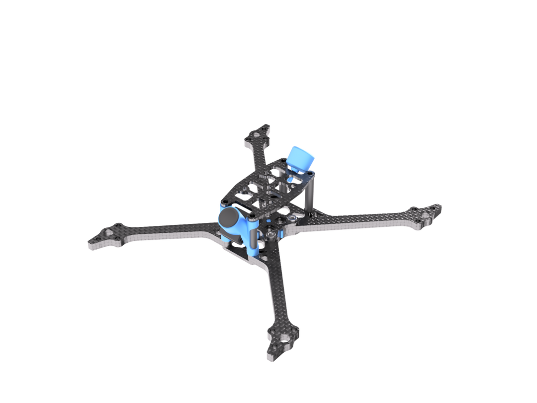 Cuadro de carreras DinDrones OZR-5X de 5"