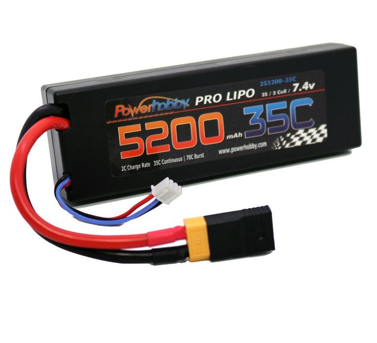 Powerhobby 2s 7.4v 5200mah 35c Lipo Battery FOR TRAXXAS Slash 4x4