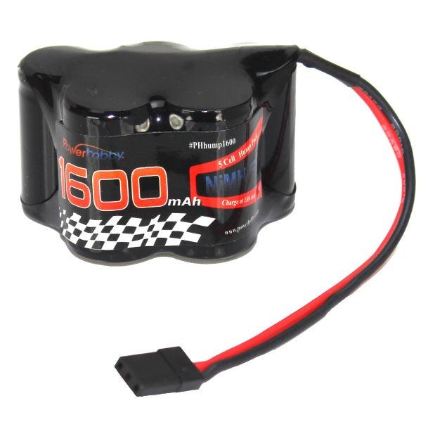 Powerhobby 5 Cell 6V 1600mAh NiMH Hump Receiver Battery Pack For 1/10 & 1/8