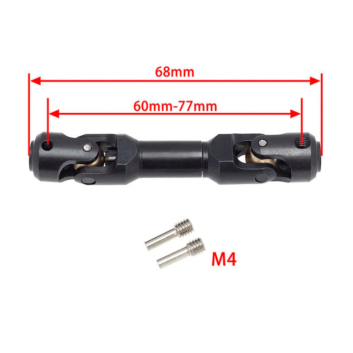 Powerhobby Universal Spline Drive Shaft CVD 60-77MM (1) Wraith SCX10