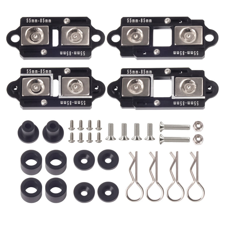 Powerhobby Adjustable Magnetic Body Post Mount FOR TRX-4 Rock Crawler