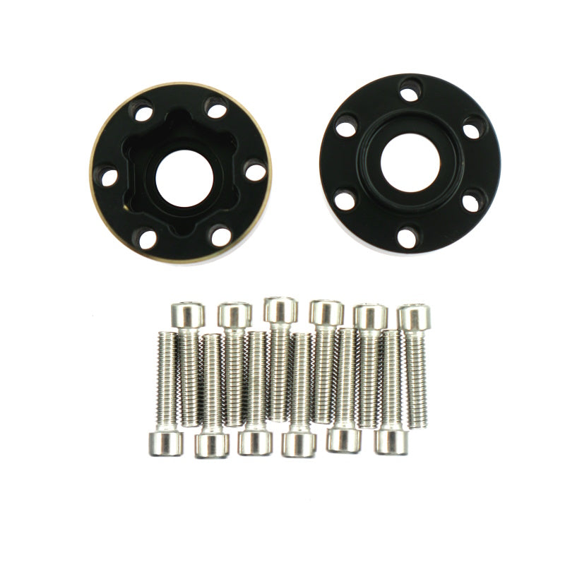 Powerhobby Brass Wheel Hub Hex Adapter Counterweight 9mm FOR SCX10 TRX-4 TRX-6