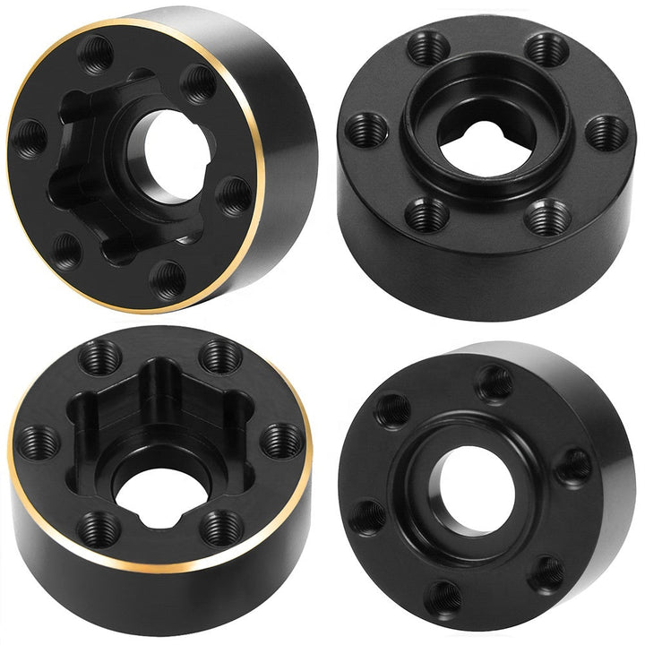 Powerhobby Brass Wheel Hub Hex Adapter Counterweight 22mm FOR SCX10 TRX-4 TRX-6