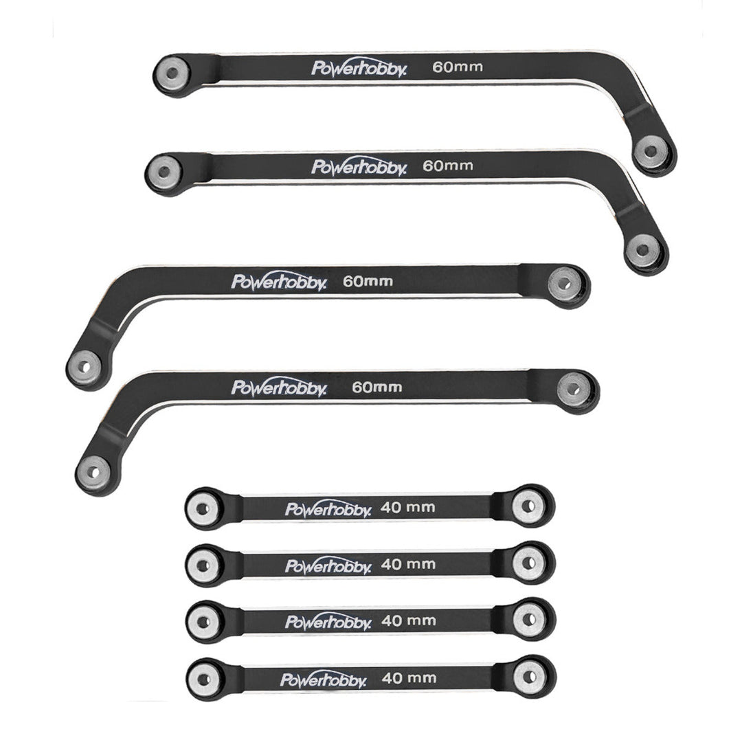 Powerhobby Aluminum High Clearance Links w Shock Mount Axial AX24