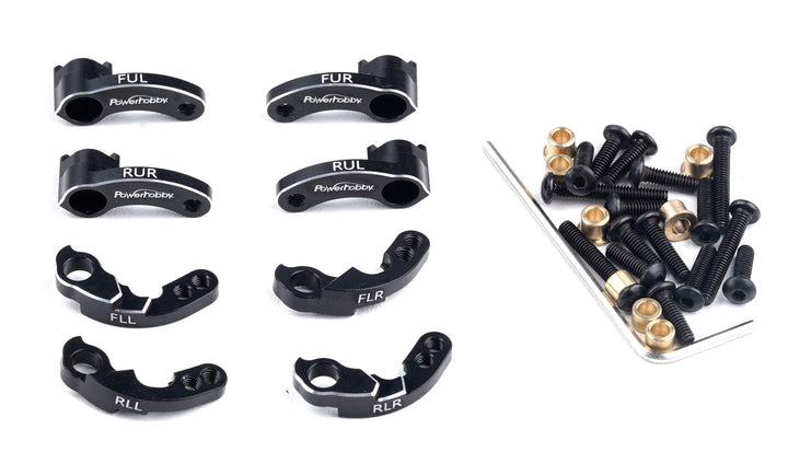 Powerhobby Aluminum RC Shock Flex Blades FOR Traxxas TRX-4M