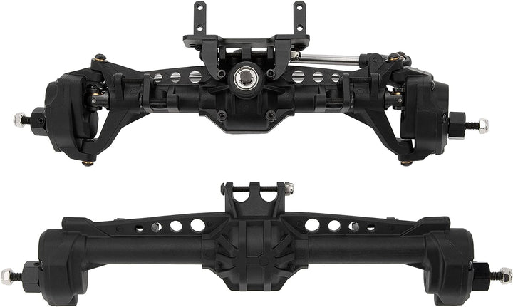 Powerhobby Nylon Portal Axels Front & Rear w Steel Gears Axial SCX10 / LCG