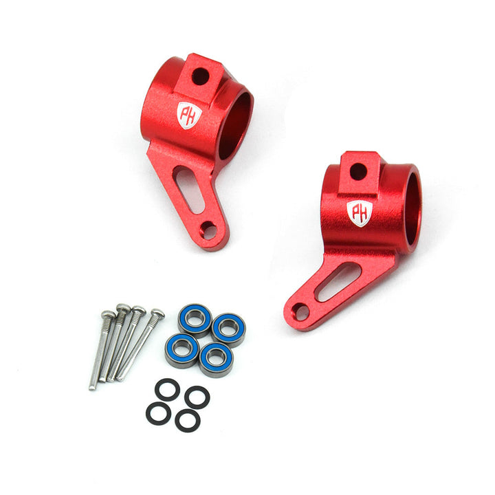 Powerhobby Oversized Aluminum Front Steering Knuckle FOR Traxxas Slash 2WD Stampede Bandit RED