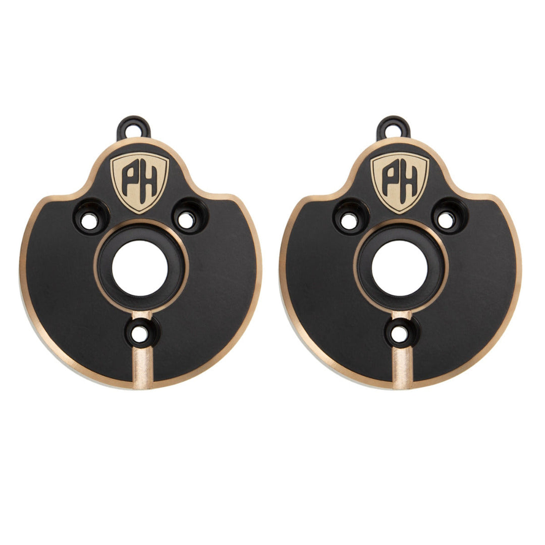 Powerhobby Brass Rear Axle Portal Covers Axial SCX10 II