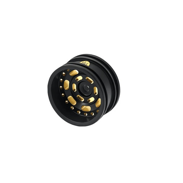 Powerhobby Brass 0.7" Wheels 3.6mm Offset / Tires (4) Axial SCX30