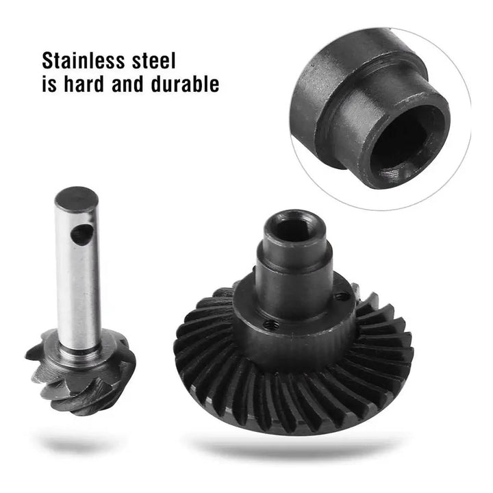 Powerhobby Helical Spiral Pinion Gear Set SCX10 II / SCX10 III Capra 1.9 8T/24T