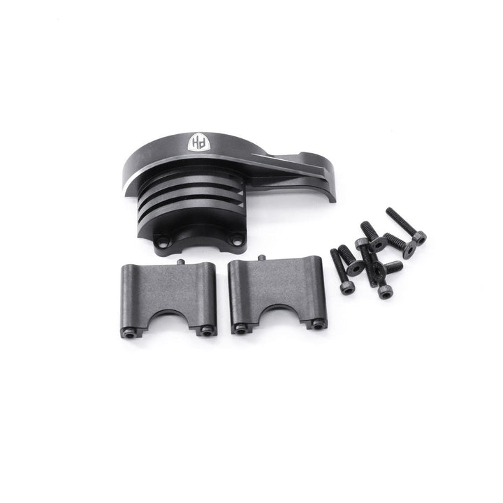 Powerhobby Aluminum Main Gear Cover FOR Traxxas Sledge Black