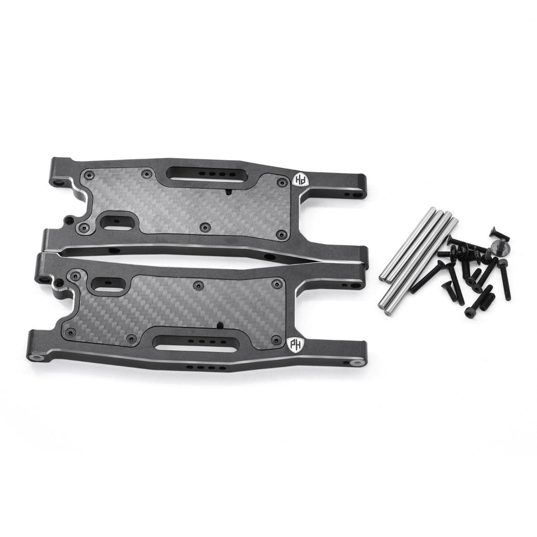 Powerhobby Aluminum  Rear Arms FOR Traxxas Sledge Black