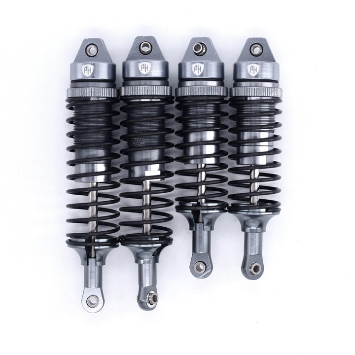 Powerhobby Front & Rear Shocks (4) FOR Traxxas Slash 2WD 4WD Titanium