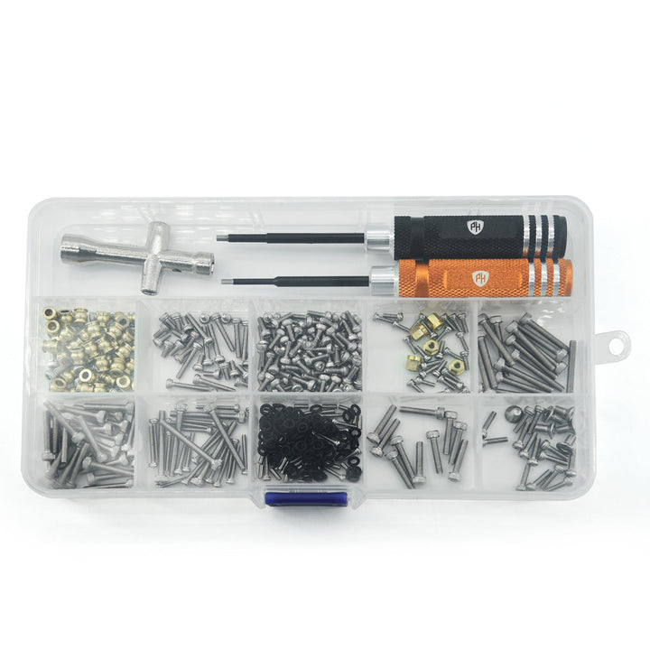 Powerhobby Screw Box Set w Tools + Box 289pcs FOR Traxxas TRX-4M