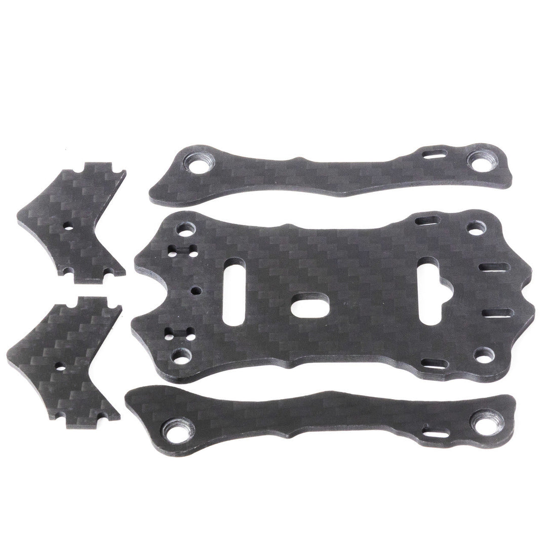Pièces de rechange Hawk 5 A (plaque supérieure en carbone x1, rail de support x2, plaque de caméra x2)