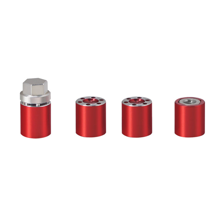 Powerhobby 1/24 Scale Rock Crawler M2 Locking Hubs w Tool RED Axial SCX24
