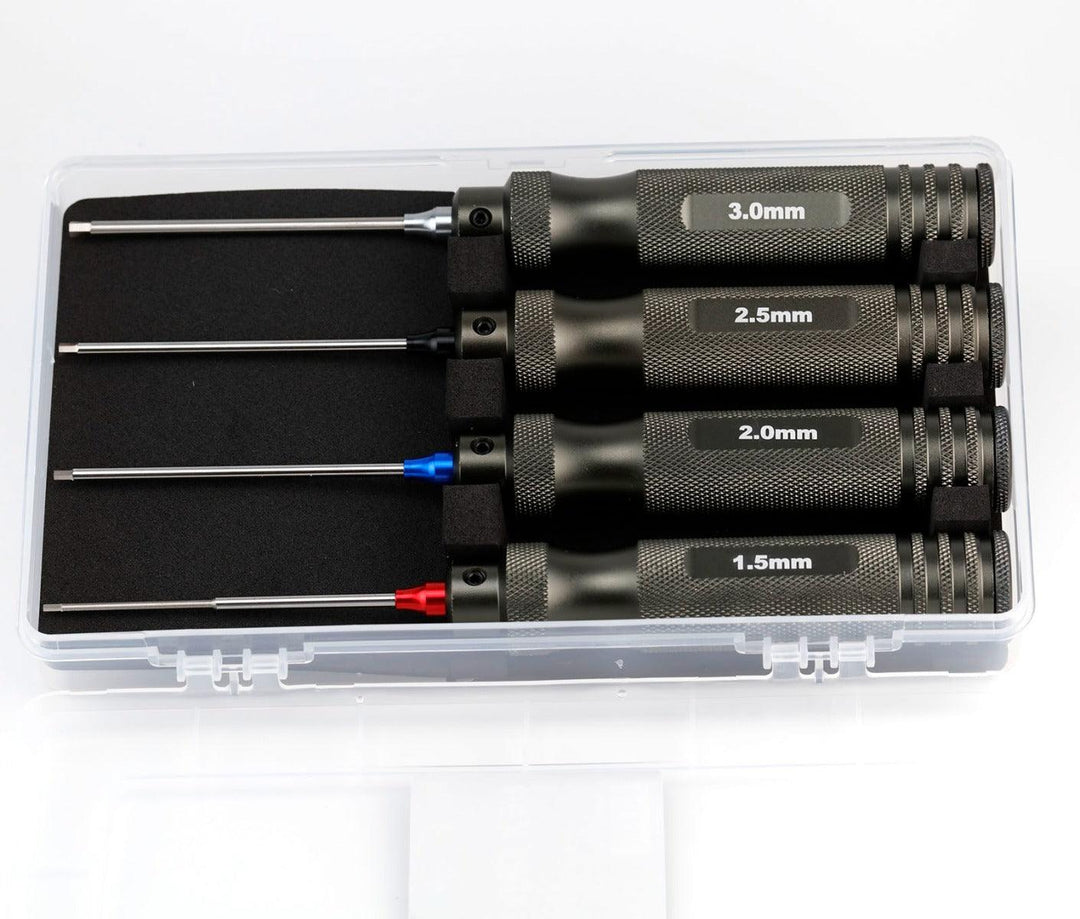 Powerhobby Pro Series Magnetized Hex Tool Set Metric 1.5, 2.0, 2.5, 3.0mm