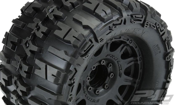 Pro-Line Trencher X 3.8" All Terrain Tires Mounted For 17mm MT Mounted on Raid