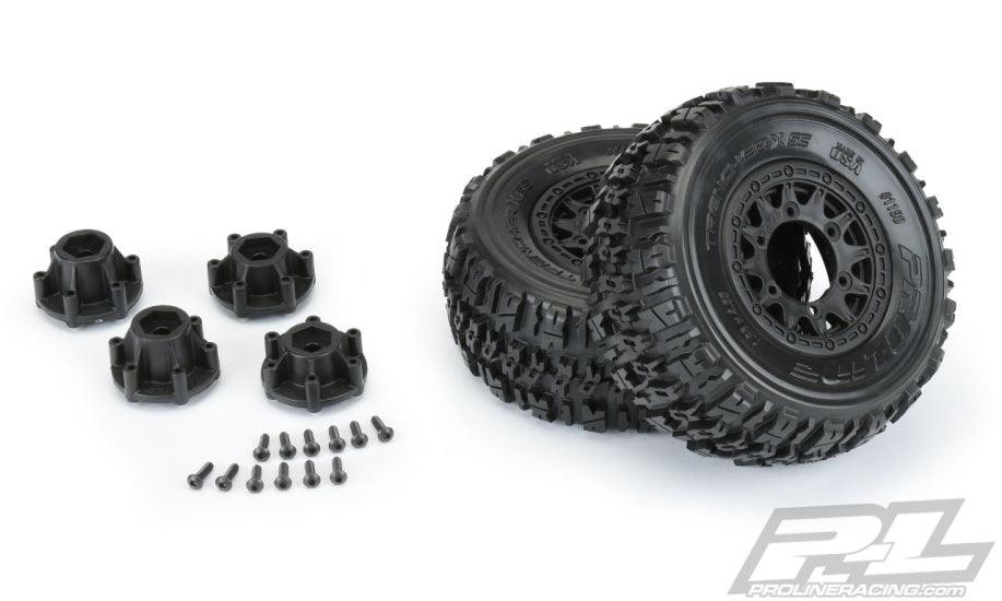 Pro-Line 1190-10 Trencher X SC 2.2/3.0 Tires w/Raid Mounted Tires (2)