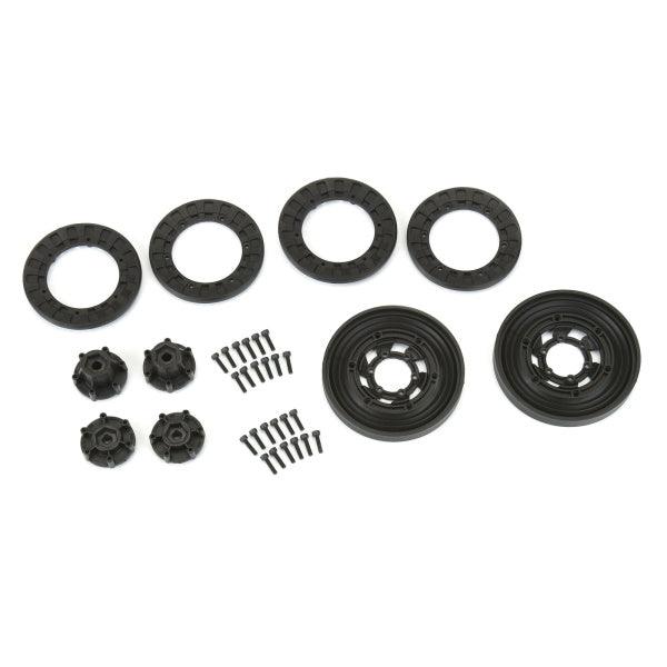 Pro-Line 2789-03 Vice CrushLock 2.6" Black/Black 6x30 Rock Crawler Wheels (2)