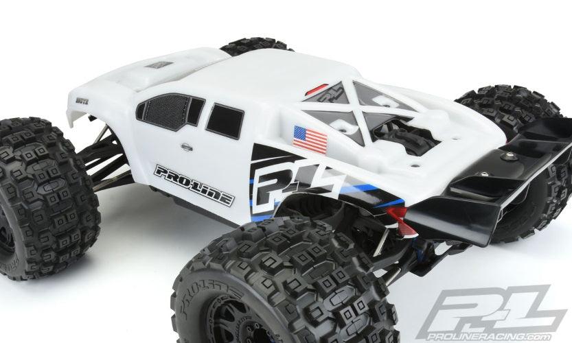 Pro-Line 3530-15 Pre-Cut Brute Bash Armor (White) Body For E-Revo 2.0