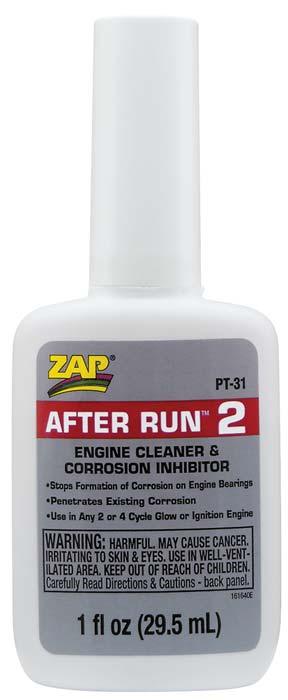 Zap PT31 Pacer After-Run Engine Oil 1 Oz