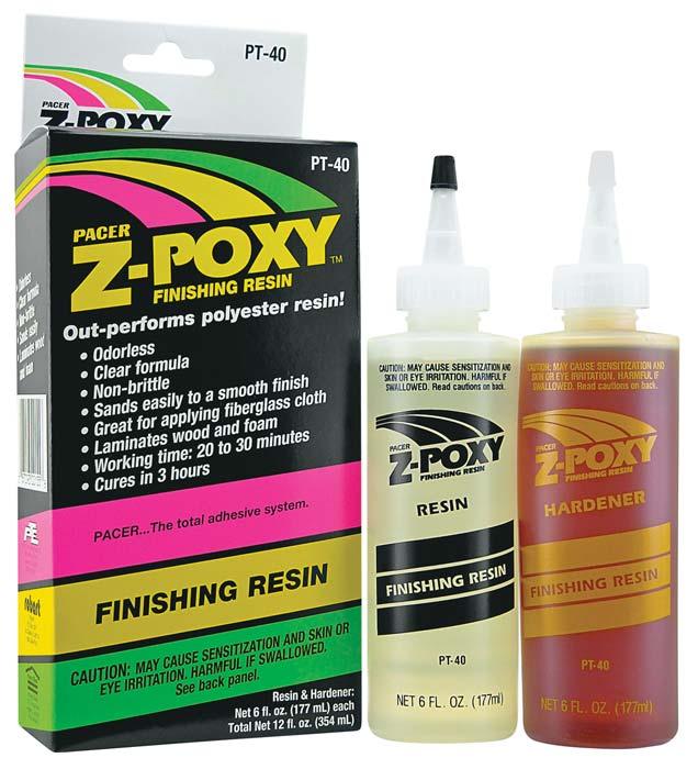 Zap PT40 Adhesives Z-Poxy Finishing Resin Set 12 Oz Glue