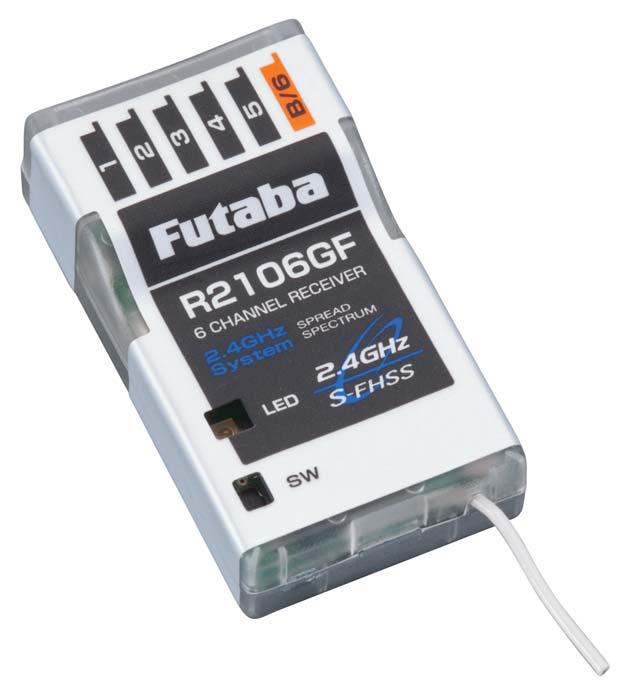 Futaba R2106GF 6 Channel 2.4GHz S-FHSS Micro Receiver