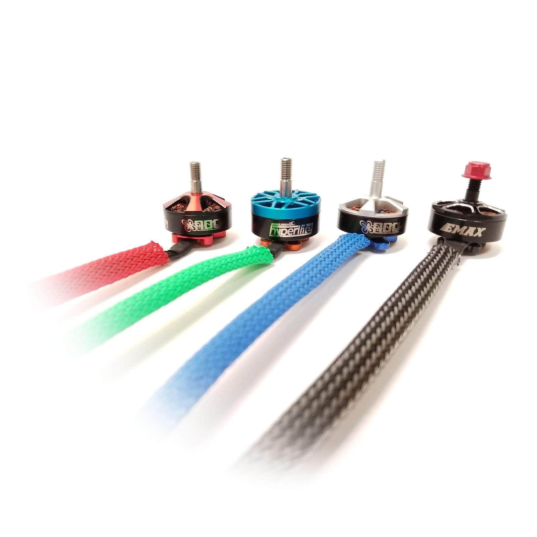WREKD 3/8'' x 2ft. Braided Mesh Wire Wrap for ESC and Motor Wires
