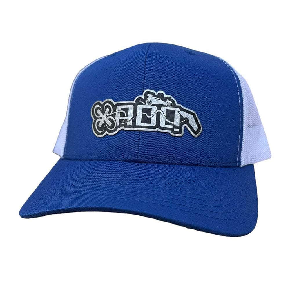 RDQ Logo Retro Trucker Hat - Royal Blue/White