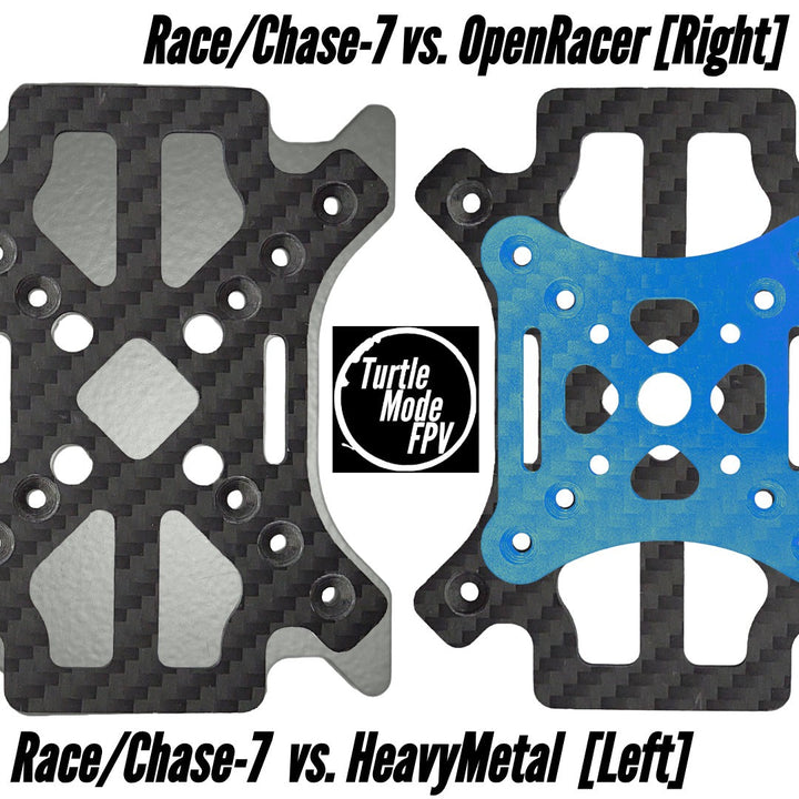 Race/Chase-7 - 7" High Endurance Frame, by TurtleModeFPV - (No 3D Prints)