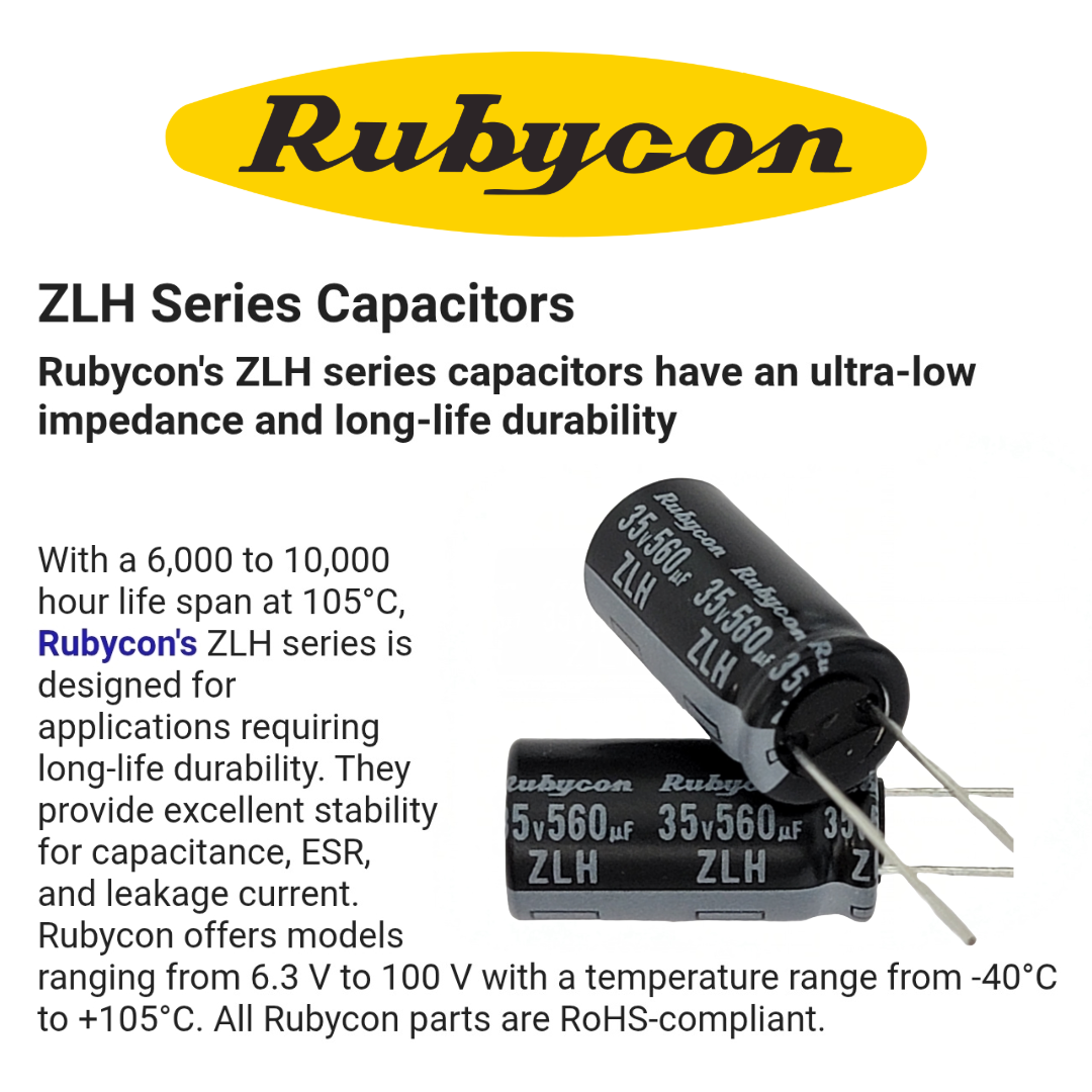 Condensateur Rubycon ZHL 35v 560uF