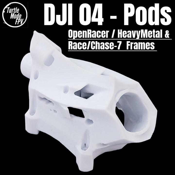 DJI 04 Pods For OpenRacer, HeavyMetal & Race/Chase-7 Frames - (Choose Options)