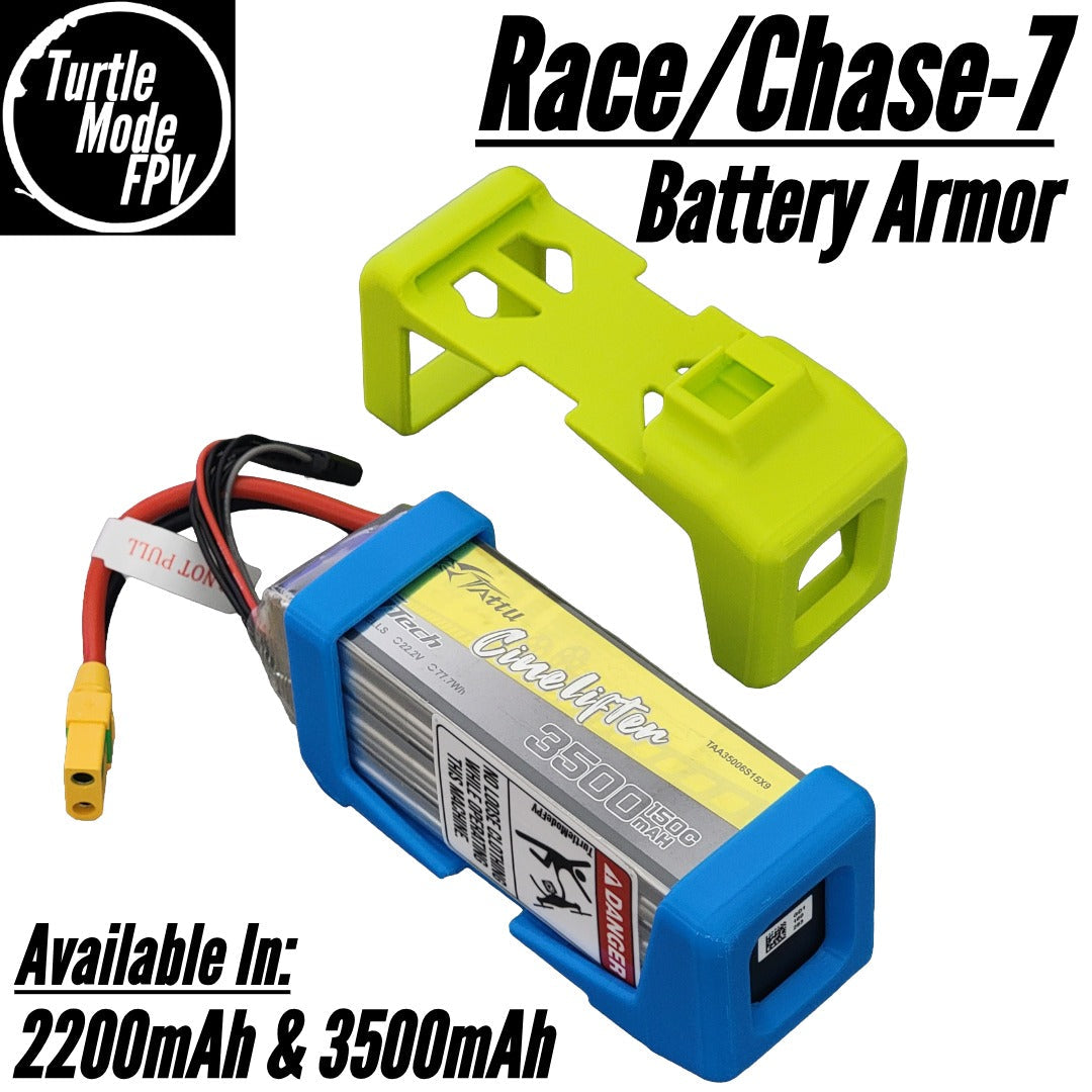Race/Chase-7 Battery Armor w/ NewBeeRID/GPS mounting - (Choose Options)