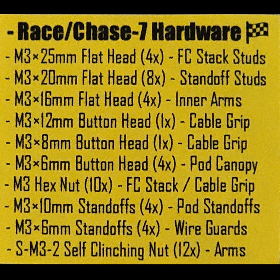 Race/Chase-7  Hardware Kit