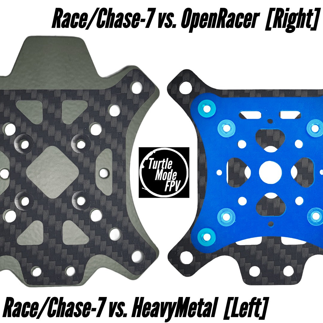 Race/Chase-7 - 3500mAh / Accessorized 7" High Endurance Frame, by TurtleModeFPV (Choose Options)