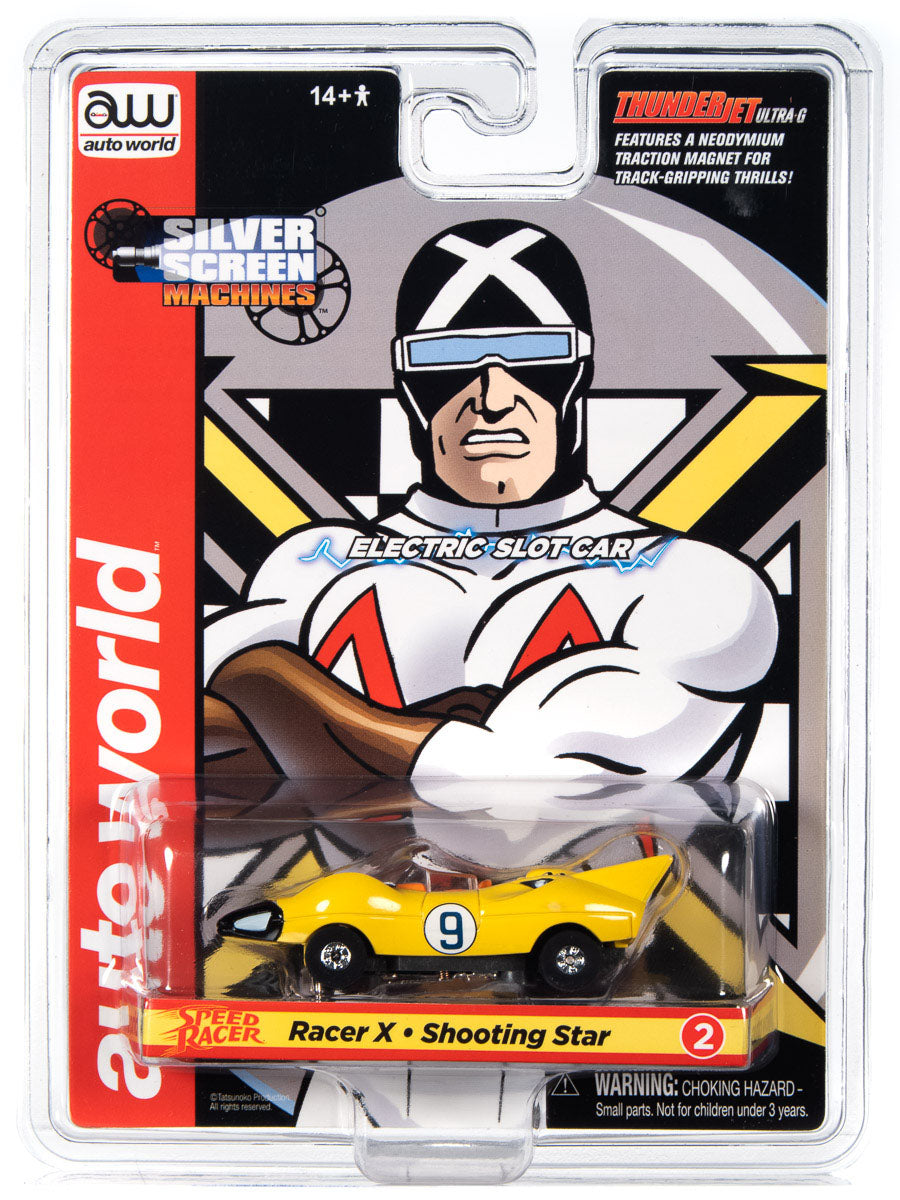 Auto World Speed Racer Shooting Star X Thunderjet HO Slot Car for AFX Tjet