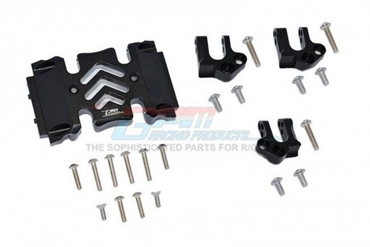 GPM Axial SCX10 III JEEP WRANGLER Aluminum Center Gear Box Case And Mount Black