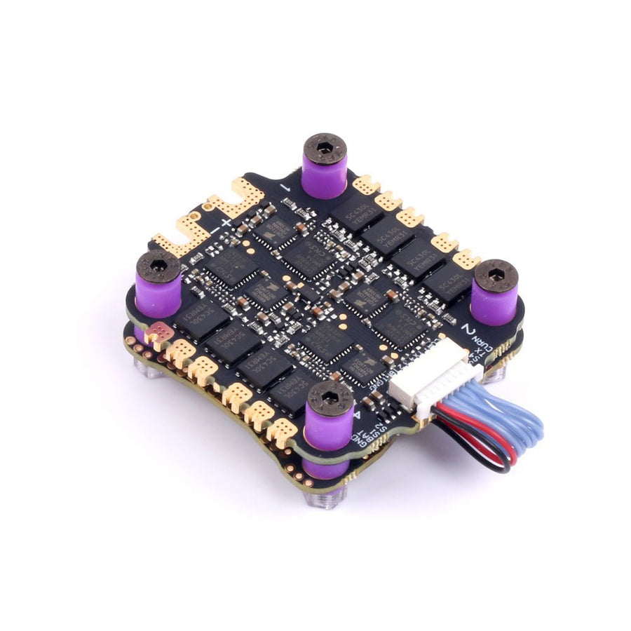 Skystars F7 F722 Flight controller and 60A Blheli-32 32bit ESC fly tower stack - 30x30mm at WREKD Co.