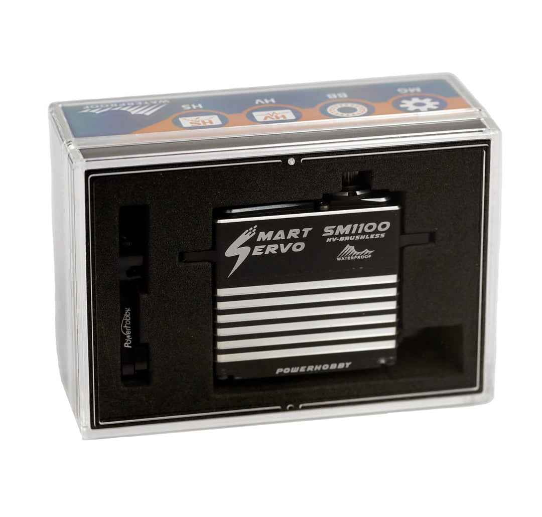 Powerhobby SM1100 78KG Super MEGA Torque Steel Gears WP Smart Programmable Servo