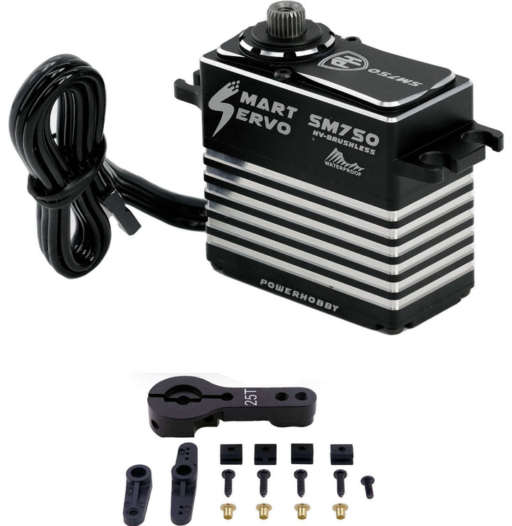 Powerhobby SM750 54KG Super Torque Steel Gears WP Smart Servo / Winch
