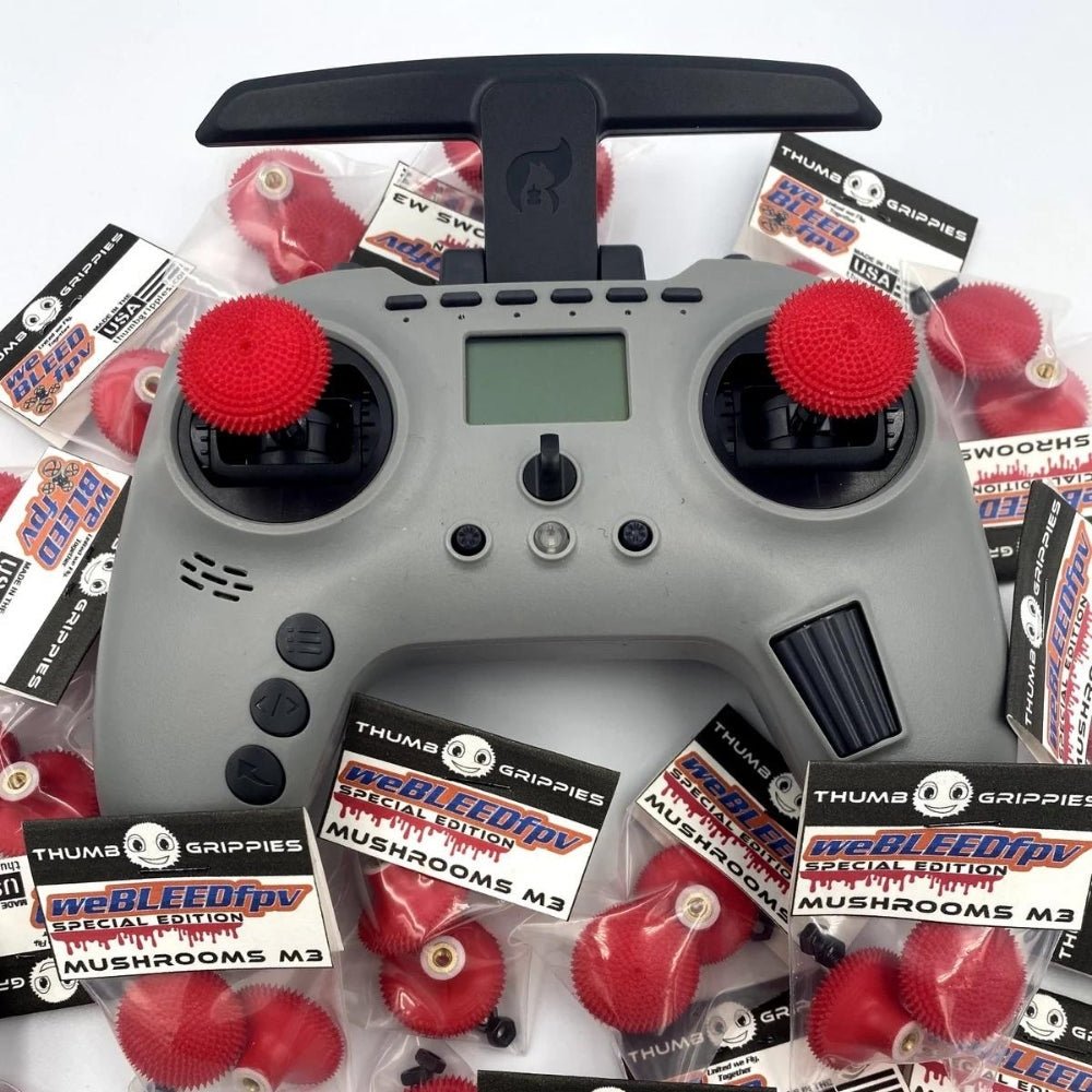 Thumb Grippies weBLEEDfpv Special Edition at WREKD Co.