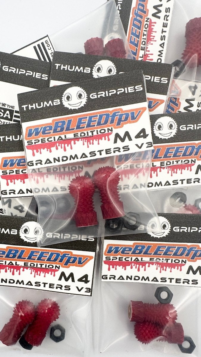 Thumb Grippies weBLEEDfpv Special Edition at WREKD Co.