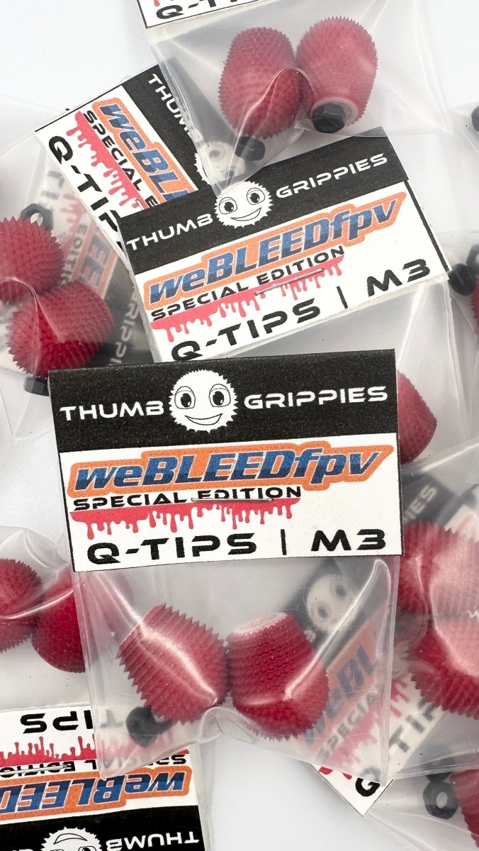 Thumb Grippies weBLEEDfpv Special Edition at WREKD Co.