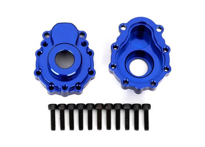 Traxxas 8251X Portal Housings Outer 6061-T6 Aluminum (Blue-anodized) (2) TRX-4
