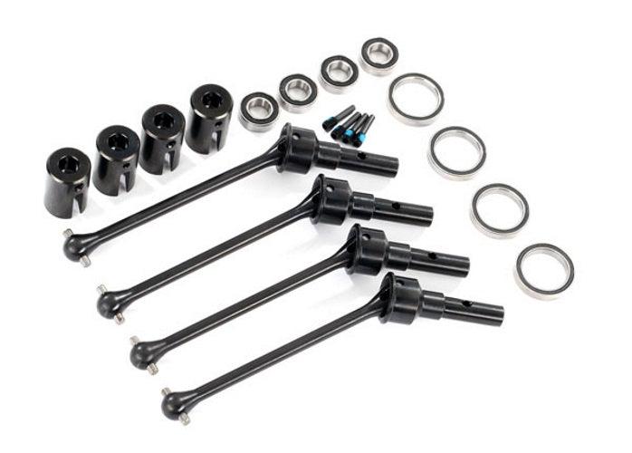 Traxxas 8950X Driveshafts Steel Constant-Velocity Front/Rear (4) MAXX