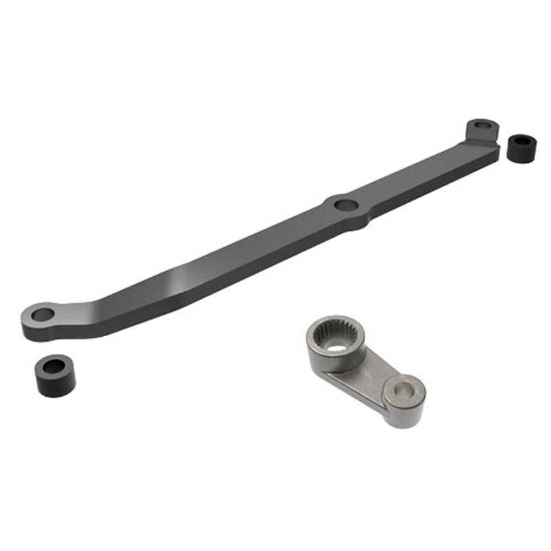 Traxxas 9748-GRAY TRX-4M Aluminum Steering Link w/Metal Servo Horn / Spacers (Gray)