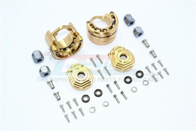 GPM BRASS EXTREME HEAVY EDITION PENDULUM WHEEL KNUCKLE AXLE WEIGHT TRAXXAS TRX-4