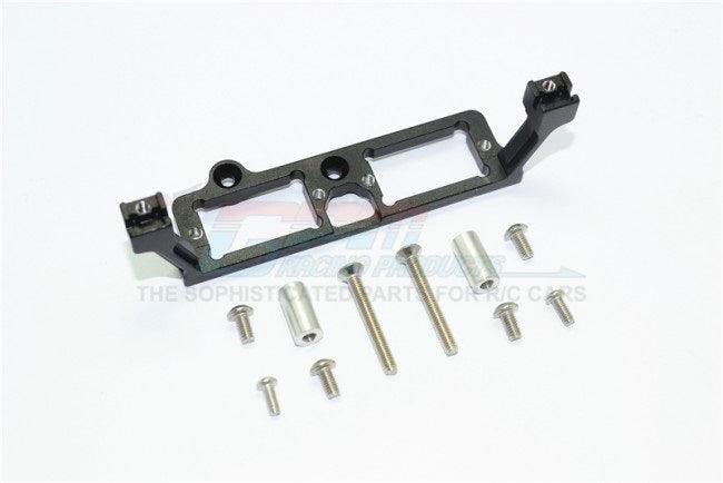 GPM ALUMINUM F&R GEAR BOX 2-SPEED DIFF LOCK SERVO MOUNT TRAXXAS TRX-4 BLACK